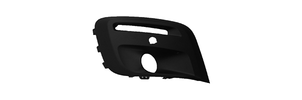 Modanatura Destra Nera Con Fendinebbia Con Foro Parkassist