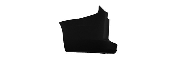 Cantonale Posteriore Sinistro Nero Porta Battente Con Kit Staffa Passaruota Nera