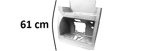 Pedana Destra Cabina Larga Alta Smalto Bianco Db9147