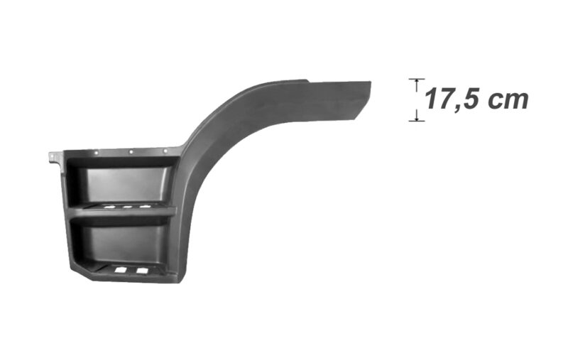 Pedana Parafango Sinistra Aletta H17,5Cm