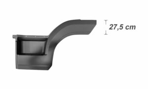 Pedana Parafango Sinistro Aletta H27,5Cm