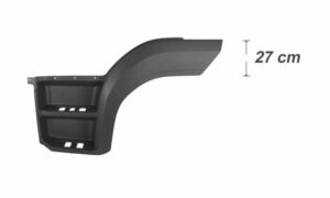 Pedana Parafango Sinistro Aletta H27Cm