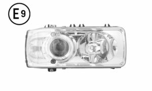 FARO DESTRO XENO ELETTRICO SENZA MOTORE SENZA LAMPADINA (D2S-H1-PY21W-W5W) OMOLOGATO E9