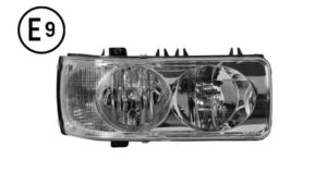 FARO DESTRO MANUALE-ELETTRICO FRECCIA BIANCA SENZA LAMPADINA (D2S-H1-PY21W-W5W) OMOLOGATO E9