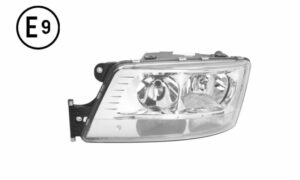 FARO SINISTRO ELETTRICO CON MOTORE CON LED PARKING CON LUCE DIURNA SENZA LAMPADINA (H7-H7-LED) OMOLOGATO E9
