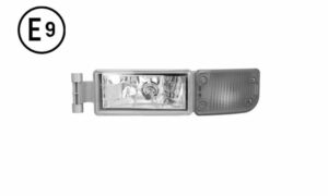 FARO FENDINEBBIA SINISTRO CON FRECCIA COLOR AMBRA SENZA LAMPADINA (H4-P21W) OMOLOGATO E9