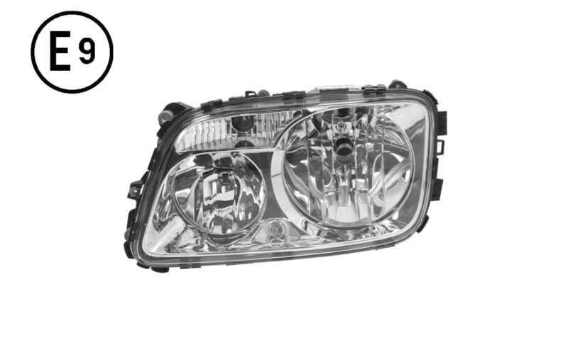 Faro Sinistro Manuale-Elettrico Senza Lampadina (H7-H1-Py21W-W5W) Omologato E9