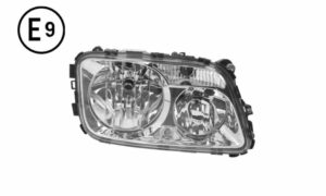 Faro Destro Manuale-Elettrico Senza Lampadina (H7-H1-Py21W-W5W) Omologato E9