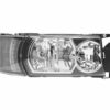 FARO DESTRO ELETTRICO CON MOTORE ALOGENO LUCE DIURNA BASE NERA SENZA LAMPADINA (LED-H1-H21W-H7) OMOLOGATO E9