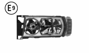 FARO SINISTRO MANUALE XENO CON LUCE DIURNA SENZA LAMPADINA (LED-H7) OMOLOGATO E9