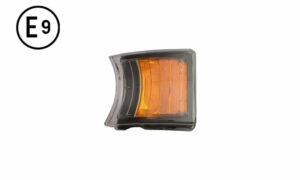 INDICATORE DI DIREZIONE DESTRO-SINISTRO CON LUCE DIURNA LED BASE NERA SENZA LAMPADINA (H21W-LED) OMOLOGATO E9