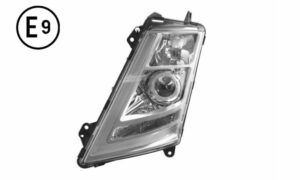 FARO SINISTRO MANUALE XENO BASE CROMATA SENZA LAMPADINA (D1S-H1-LED) OMOLOGATO E9
