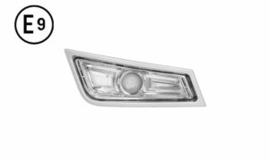 FARO FENDINEBBIA DESTRO BASE CROMATA SENZA LAMPADINA (H3) OMOLOGATO E9