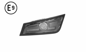 FARO FENDINEBBIA SINISTRO BASE NERA SENZA LAMPADINA (H3) OMOLOGATO E9