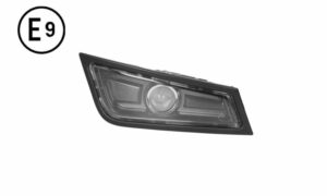 FARO FENDINEBBIA DESTRO BASE NERA SENZA LAMPADINA (H3) OMOLOGATO E9