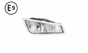 FARO FENDINEBBIA DESTRO BASE CROMATA CON LUCE SUPPLEMENTARE SENZA LAMPADINA (H3-H7) OMOLOGATO E9