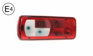 Fanale Post Sinistro Con Connettore Laterale E Luce Targa