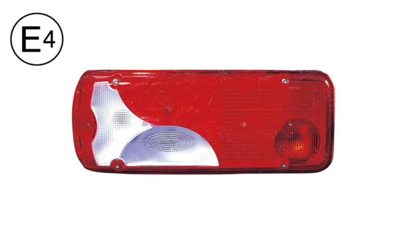 Fanale Post Sinistro Con Connettore Laterale E Luce Targa