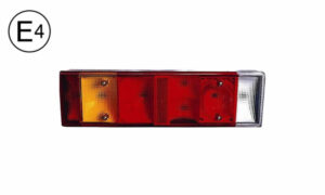 Fanale Post Sinistro Con Connettore Posteriore E Luce Targa