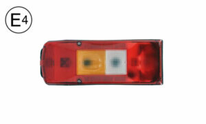 Fanale Post Sinistro Con Connettore Laterale E Luce Targa