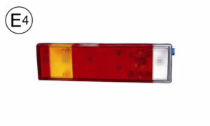 Fanale Post Sinistro Con Connettore Laterale E Luce Targa