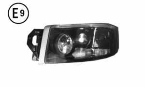FARO SINISTRO MANUALE NERO (H7-H15-PY21W-W5W-TIPO HE) OMOLOGATO E9.