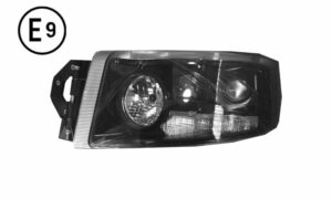 FARO SINISTRO MANUALE NERO (H3-H7-H15-PY21W-W5W-TIPO HE) OMOLOGATO E9.