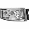 FARO DESTRO MANUALE CROMATO (24V-H1-H3- H7-PY21W-W5W) OMOLOGATO E9.