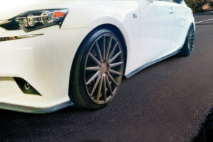 SK-1, Uni-Skirt, spoiler paraurti in gomma - 30+8 mm - immagine 4