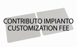 Contributo impianto per personalizzazione coppie paraspruzzi (ogni ristampa)