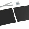 Coppia paraspruzzi camion in PVC nero - 35x30 cm