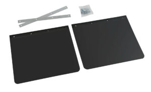 Coppia paraspruzzi neri personalizzati - 53x37 cm - Stampa 3 colori