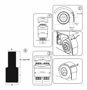 Coppia paraspruzzi in PVC omologati per camion - 60 cm - immagine 4