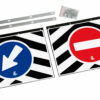Coppia paraspruzzi camion in PVC - 45x35 cm
