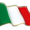 Sticky 3D - Bandiera Italia al vento, 1 pz - 78x40 mm