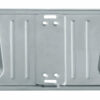 Porta targa anteriore in acciaio - Grigio