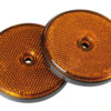 Catarifrangenti rotondi - Ø 65 mm - Arancio