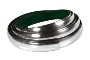 Profilo adesivo cromato - 25 m - 39 mm