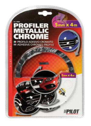 Profiler, nastro adesivo cromato per profilature - 4 m - 5 mm - immagine 4