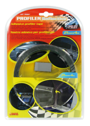 Profiler, profilo adesivo catarifrangente - 4 m - 21 mm - immagine 3