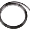 Profilo adesivo cromato nero - 25 m - 39 mm