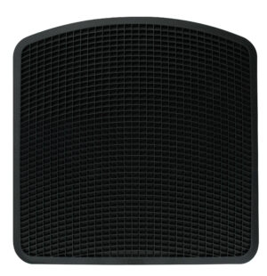 Top, tappetino in pvc - Nero