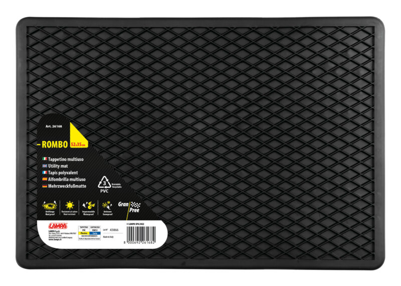 Gran Pree Rombo, tappetino multiuso in PVC - immagine 2