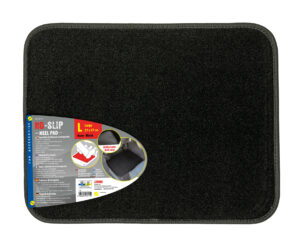 No-Slip, tappetino battitacco in moquette - L - Nero - immagine 2