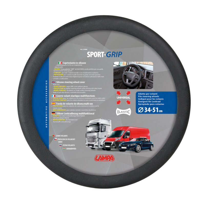Sport-Grip, coprivolante elasticizzato in silicone - Ø 34/51 cm - immagine 5