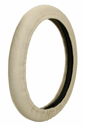 Protector 2 in 1, coprivolante elasticizzato in poliestere - Beige - immagine 2
