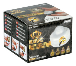 King, deodorante per ambiente, ricarica 50 ml - Vaniglia - immagine 3