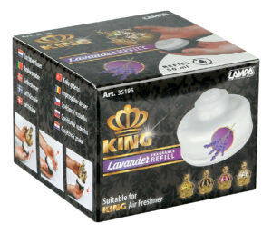 King, deodorante per ambiente, ricarica 50 ml - Lavanda - immagine 3