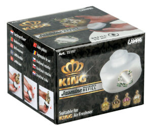 King, deodorante per ambiente, ricarica 50 ml - Gelsomino - immagine 3