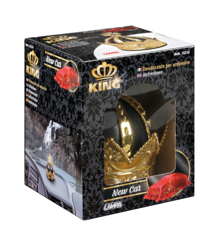 King, deodorante per ambiente, 50 ml - Auto Nuova - immagine 3